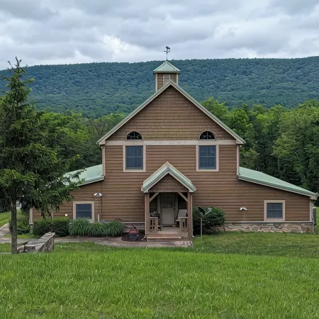 Private, light filled retreat space...     with your own pickleball court!