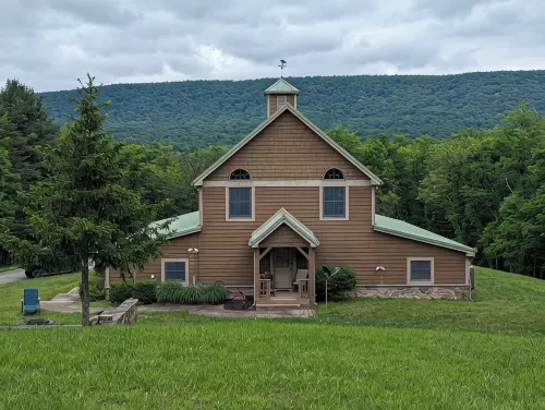 Private, light filled retreat space...     with your own pickleball court!