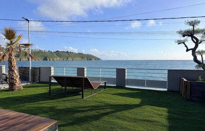 Waterfront beach house