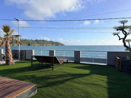 Waterfront beach house