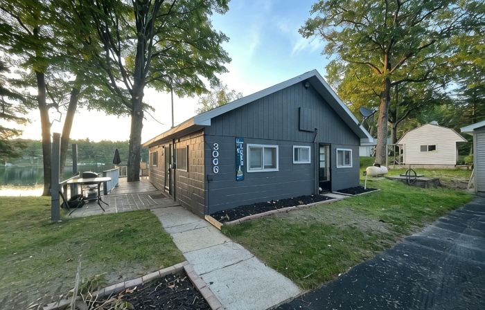 Cozy Cottage in Glennie MI on All Sports North Lake with Deck, Dock & Firepit.
