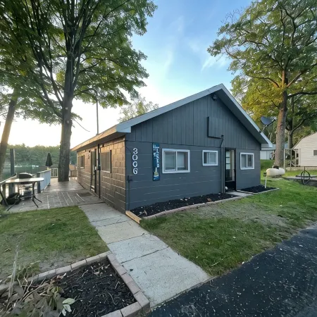 Cozy Cottage in Glennie MI on All Sports North Lake with Deck, Dock & Firepit.