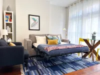 Stunning 1BR Apt. In Historic Row Home w/ Parking - Condos