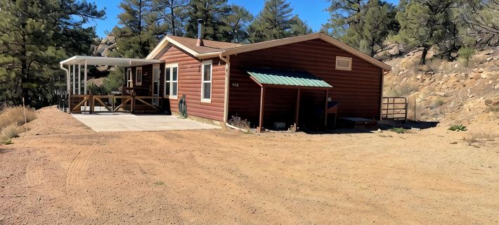Cozy private retreat in the Wet Mountains with 5 acres to roam on. Pet Friendly! Hotels in Fremont County