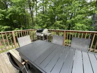 Cabin between Two Lakes -Private Beach on Moose Pond Minutes to Pleasant Mt Ski - 무료 와이파이