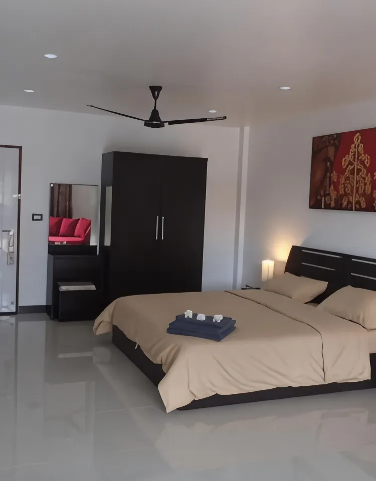 ห้องดีลักซ์สตูดิโอ เตียงคิงไซส์