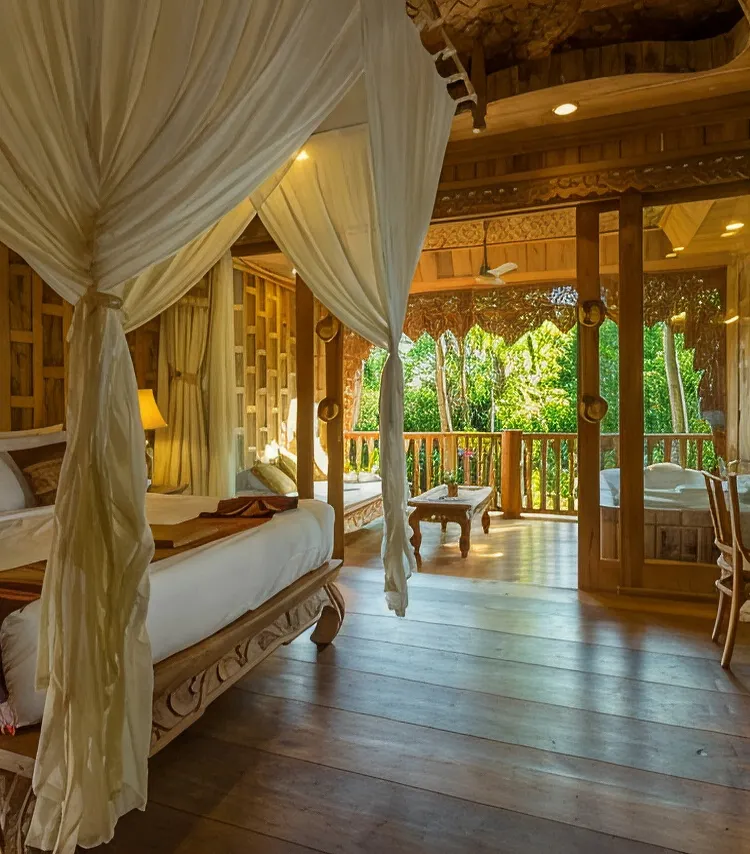 ห้องดีลักซ์สุดยอดวิวสวน