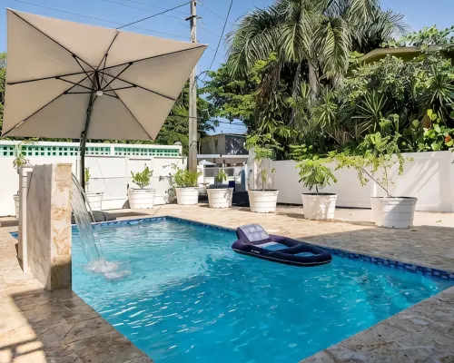 Steps from Beach, private pool and Wifi Hotels in Vega Alta