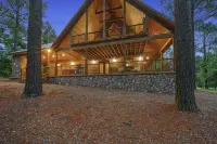Rustic Romance- Couple's Dream w/Jacuzzi Tub, Hot Tub, & Balcony Swing Bed - Romantic