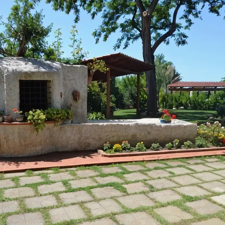 Characteristic nineteenth-century farmhouse. Typical residence