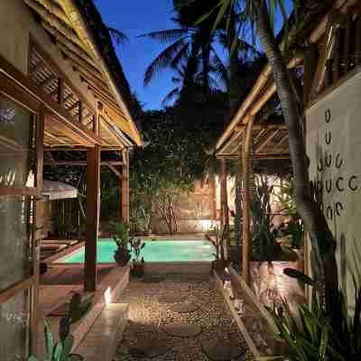Villa Burung Gili Air Authentic 3-Bedroom Bamboo Villa with Private Pool Hotel Exterior