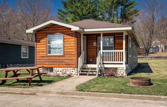 The Deer Cabin at the Riviera Resort in Neillsville, Wisconsin!
