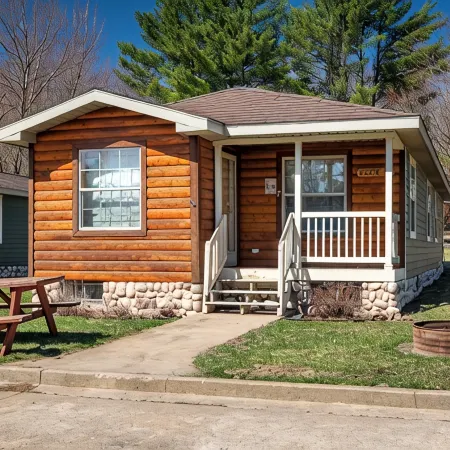 The Deer Cabin at the Riviera Resort in Neillsville, Wisconsin!
