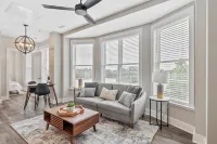 Prime Downtown Fuquay Condo - Walk to Dining & Breweries - Free Parking - Wifi