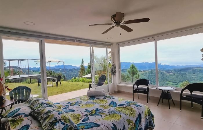 Cabaña JUNIOR con la Mejor vista en altos del Maria