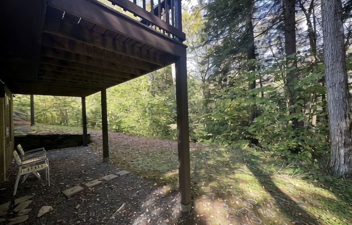 Vermont get-away end unit townhouse nestled in the trees