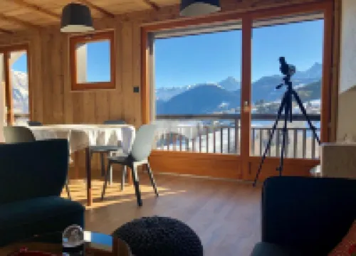 Duplex, breathtaking Mont Blanc view, renovated, 3 bedrooms