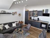 Holiday apartment directly on the beach of the North Sea and still central in Bensersiel Hotels in Esens