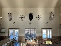Beautiful 5/5.5 Home on 5 Acres w/Private Pool. River Access 2 m. Away Hotels in Real County