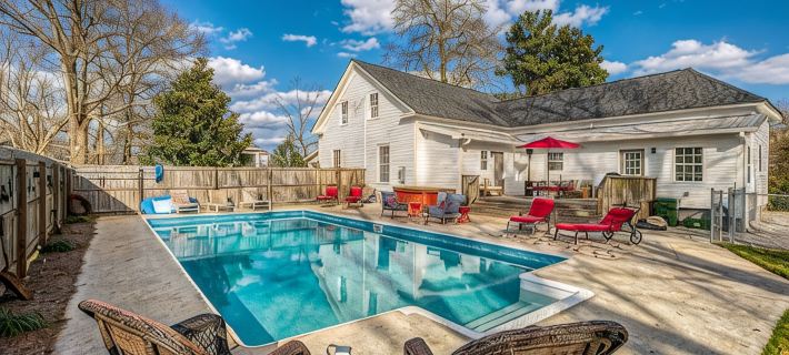 Walk Downtown! Large Pool, Hot tub, Fire pit, Close to EVERYTHING! Hotels in Walton County
