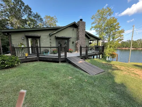 Cozy Lake Wedowee Home with Private Dock, 2 slips and 100 ft of lake frontage - 4-Star