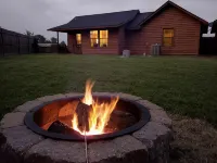 Star Valley cozy log cabin close to the Chickasaw National and Turner Falls Park - Alppimaja