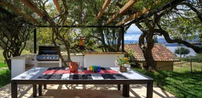 Luxury House with gorgeous Lake views and dock access on 11 acres.