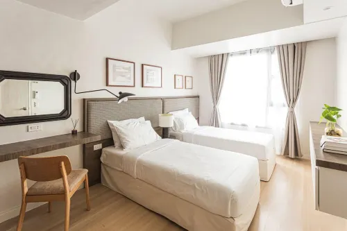 Chic 2-Bedroom Urban Retreat Mountain and City Views at Mandani Bay Suites Cebu