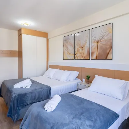 Fully Equipped Accommodations in a Building With Pool and gym in Downtown Florianopolis - Lins Отели рядом с достопримечательностью «Мост Эрсилиу-Луз»