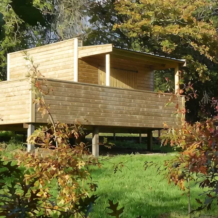 Cabin fully equipped, comfortable, quiet, in the Bay of Mont Saint-Michel