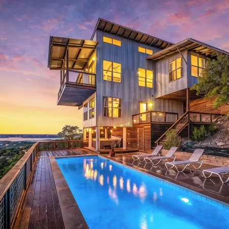 SKYHOUSE Canyon Lake: Private Pool and Lake Views