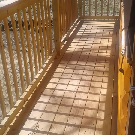Quaint, secluded cabin with the feel of home. Sleeps 4 with home-like amenities.