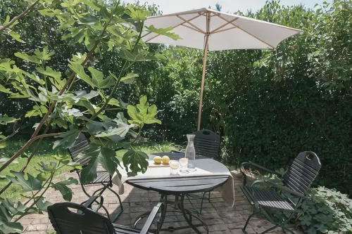 REMISE ground floor: Garden apartment with wood-burning stove, terrace and water access - Apartments