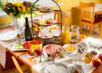 Golf & Thermenland Sonnenpension Frühstückshotel Burgauberg Stegersbach - Завтрак