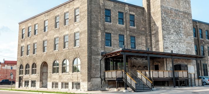 Modern loft with rustic character steps to downtown Stratford Hotels in Perth County