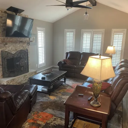 Completely remodeled 3-bedroom 2 bath in south Lubbock. 7 min to Tech.