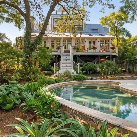 SERENITY SHORES Private Luxury 5-Level Tropical Oasis, Pool, Steps to Beach