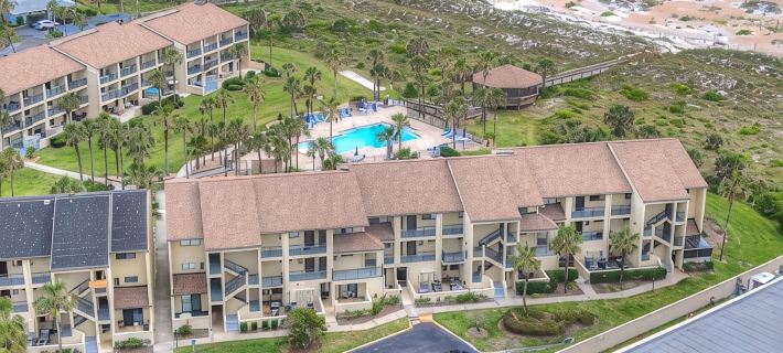 Beachfront Views from 2nd and 3rd Floor Balconies Hotels in St. Augustine Beach