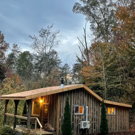 Secluded Mountain Cabin on Private Pond · Fireplace · Hiking Trails · WiFi