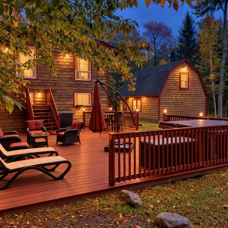 Unique Rustic Ski-Tree House - Game room, Hot tub & Sauna