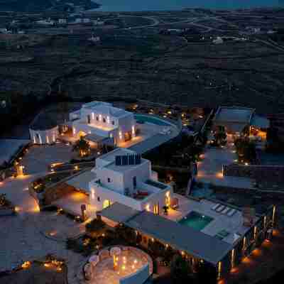 Mykonos AG Villas in Ftelia Beach Hotel Exterior