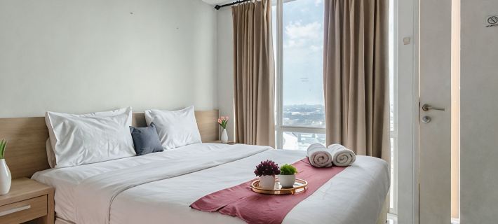Cozy Living Studio at The Square Surabaya Apartment By Travelio Hotels in Wonocolo