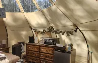 Rustic Glamping with Goats in Forest Near Houston