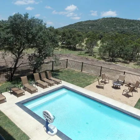 Spacious 5-bedroom house with a private pool on the golf course.