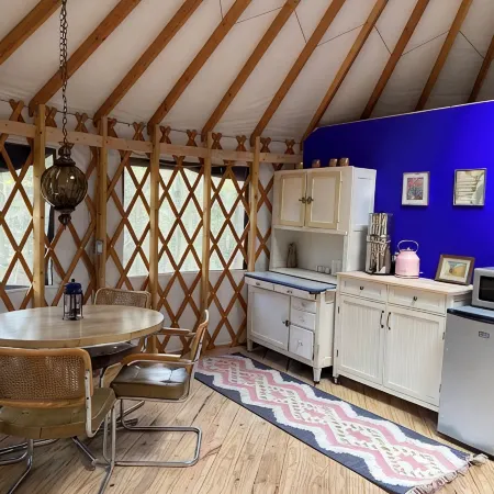 Yurt in Woods of Western Catskills