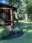 LOG  CABIN IN ZEN FOREST