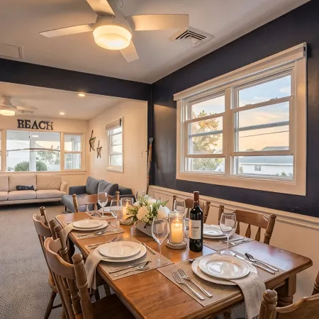 Family-Friendly Beach Home | Steps to Beach & Bay | Porch, Yard, Garage