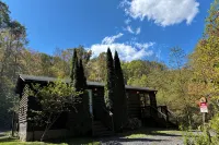 BEAUTIFUL LOG CABIN NEAR NEW RIVER HIKING STARGAZING WIFI NICE COUPLES RETREAT