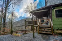 Serene Mtn cabin, views, hot tub, skiing, hiking, close to Asheville - Alphydda