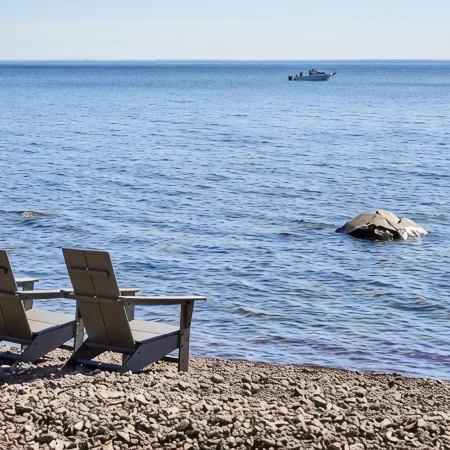 Sisu Shores: Lakefront Home with Private Beach and Wood Burning Sauna